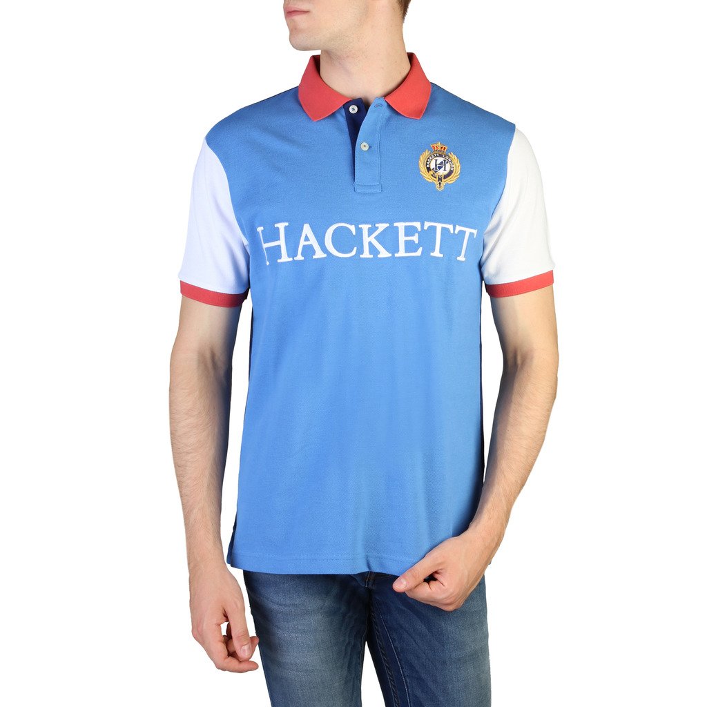 Hackett Men's Polo Shirt Blue HM562695 - blue XS