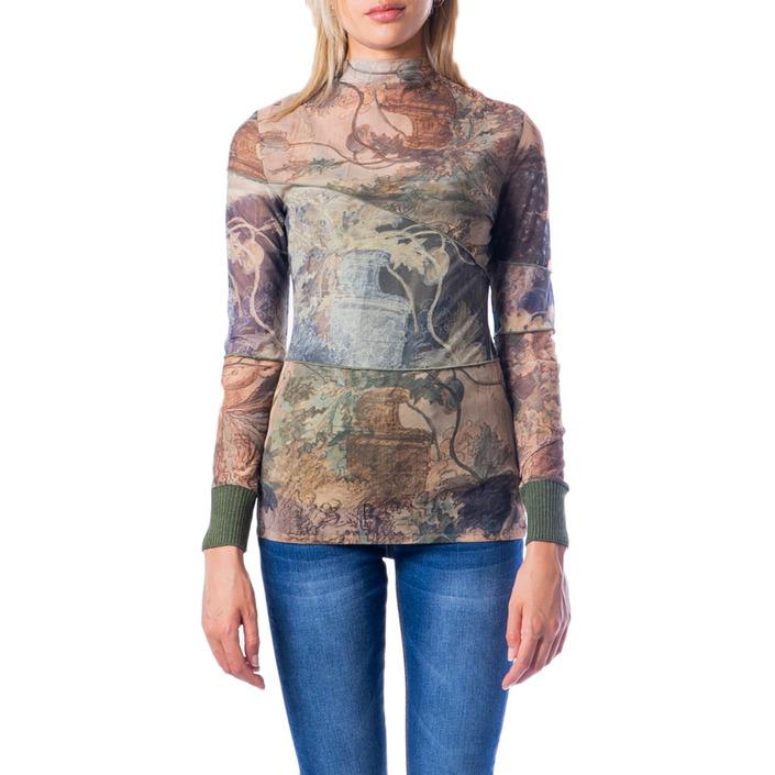Desigual Women's T-Shirt Green 176579 - green XL