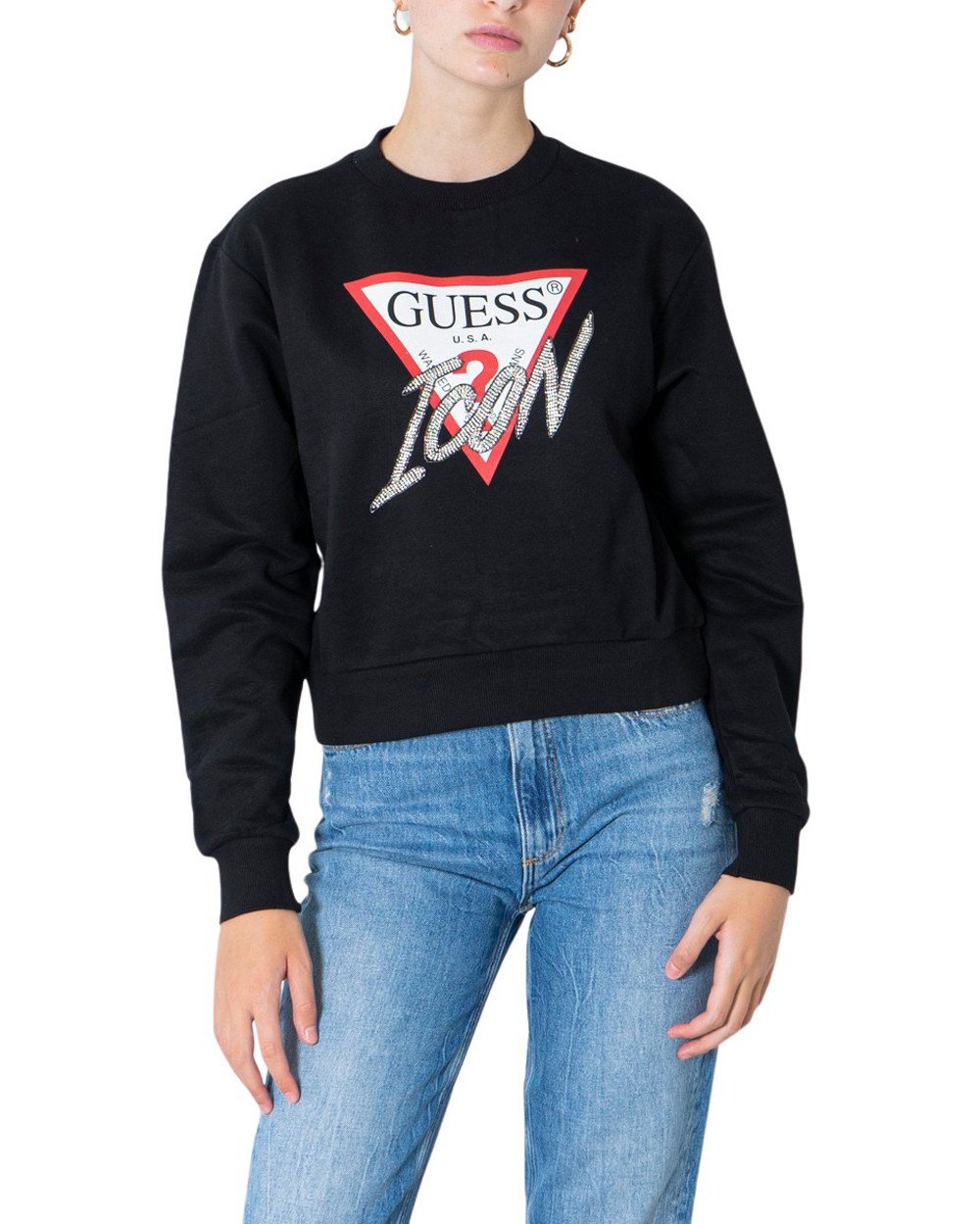 Guess Women's Sweatshirt Various Colours 304906 - black XS