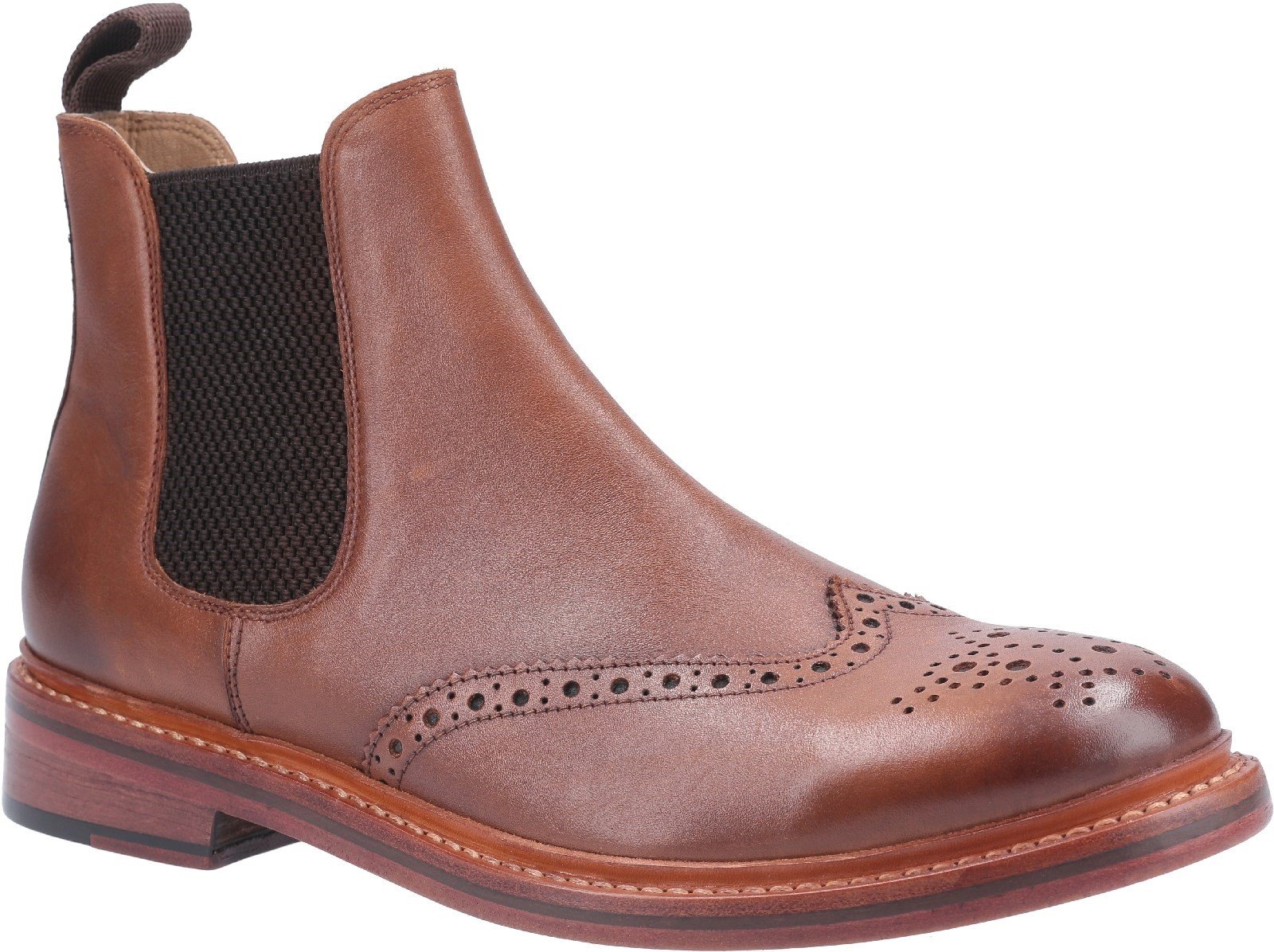 Cotswold Men's Siddington Leather Goodyear Welt Boot Various Colours 29258 - Brown 7