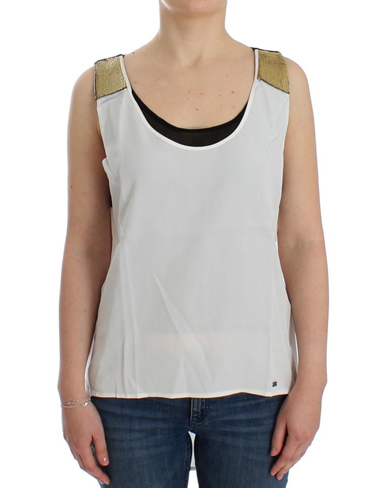 Costume National Women's Sleeveless Top Multicolor SIG12533 - XS