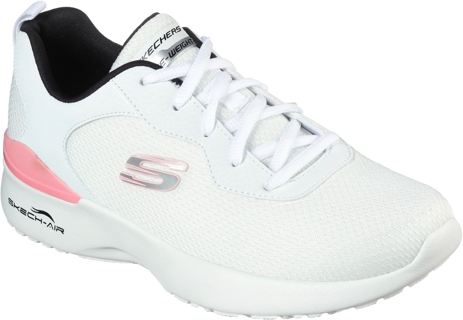 Skechers Women's Skech-Air Dynamight Sport Trainer Various Colours 32117 - White/Black/Pink 3