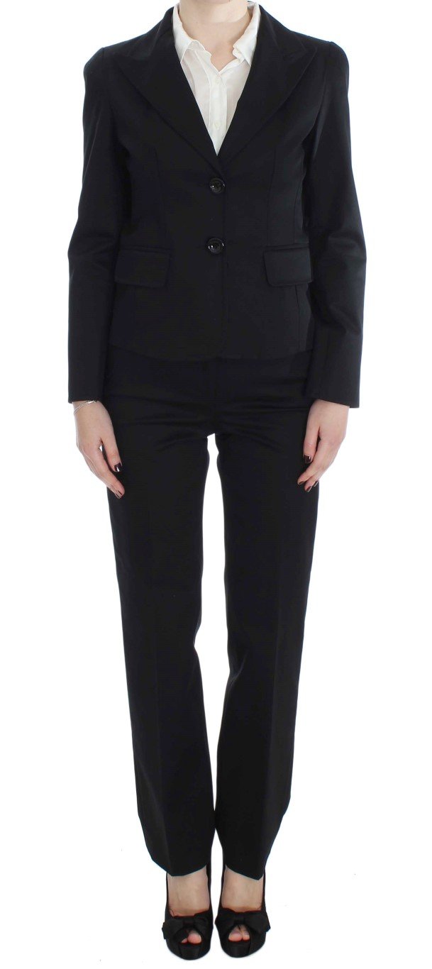 BENCIVENGA Women's Cotton Stretch Suit Black SIG30904 - XL