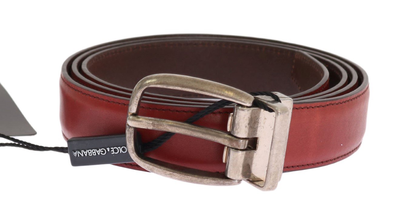Dolce & Gabbana Men's Leather Buckle Belt Gold BEL11025 - 100 cm / 40 Inches