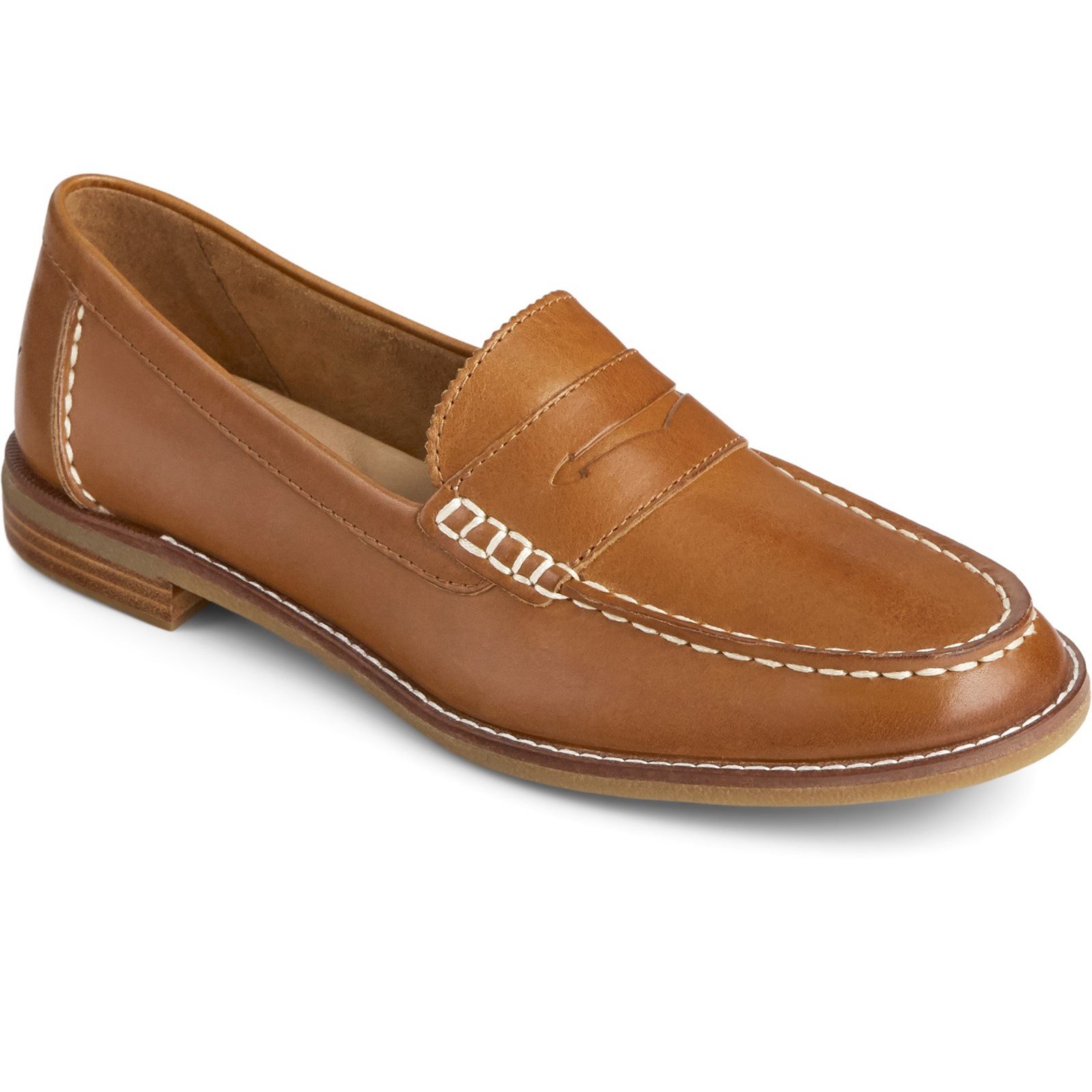Sperry Women's Seaport Penny Loafer Various Colours 32403 - Tan 6