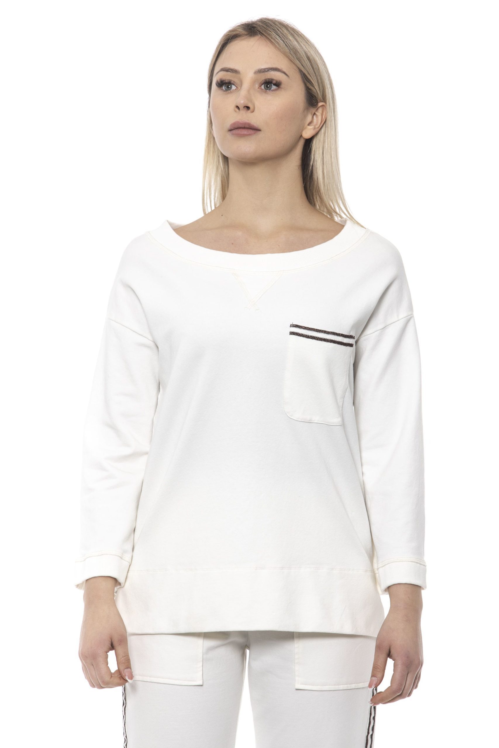 Alpha Studio Women's E C R U' Sweater White AL1375197 - IT40 | XS