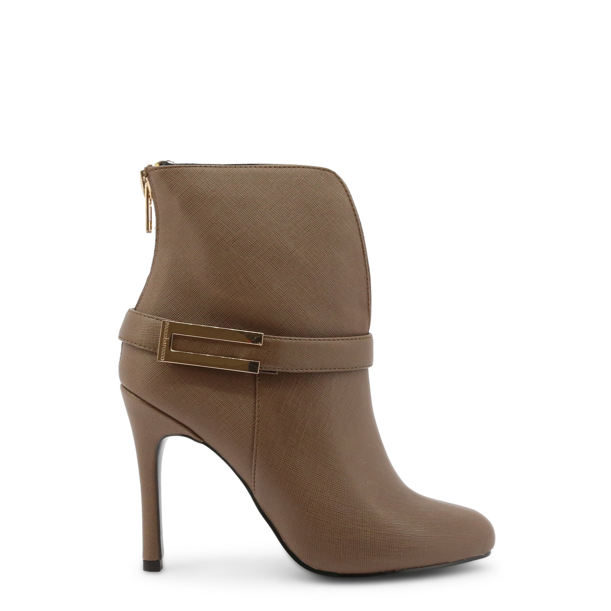 Roccobarocco Women's Ankle Boot Black ROSC0VX03 - brown EU 37