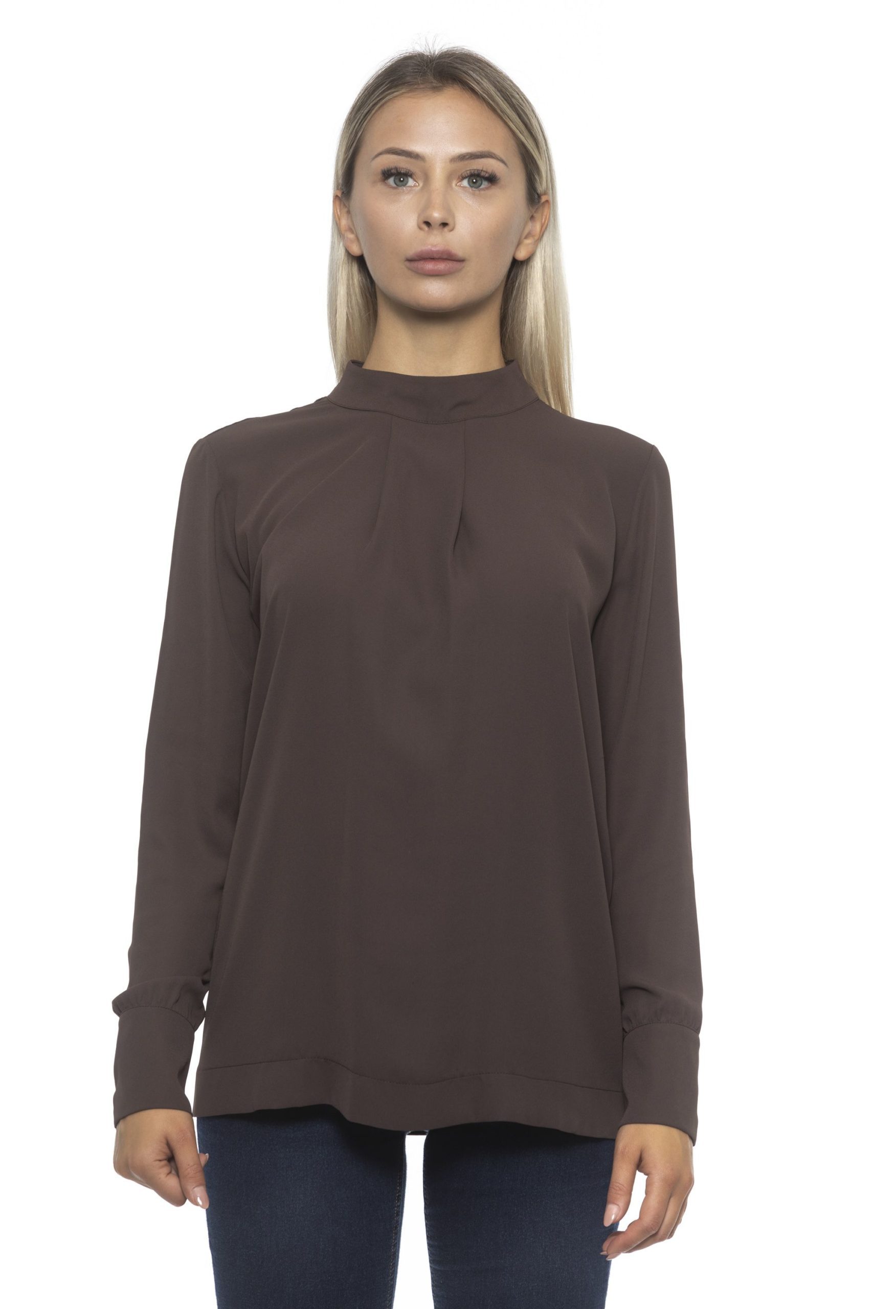 Alpha Studio Women's Moka Sweater Brown AL1192339 - IT42 | S