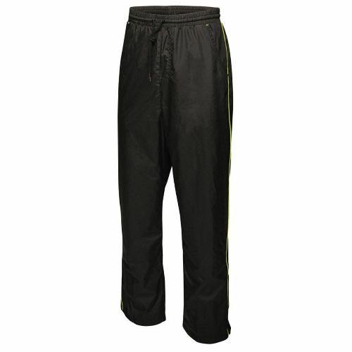Regatta Men's Athens Mesh Lined Trouser Various Colours TRA412 - Black/Lime Zest L
