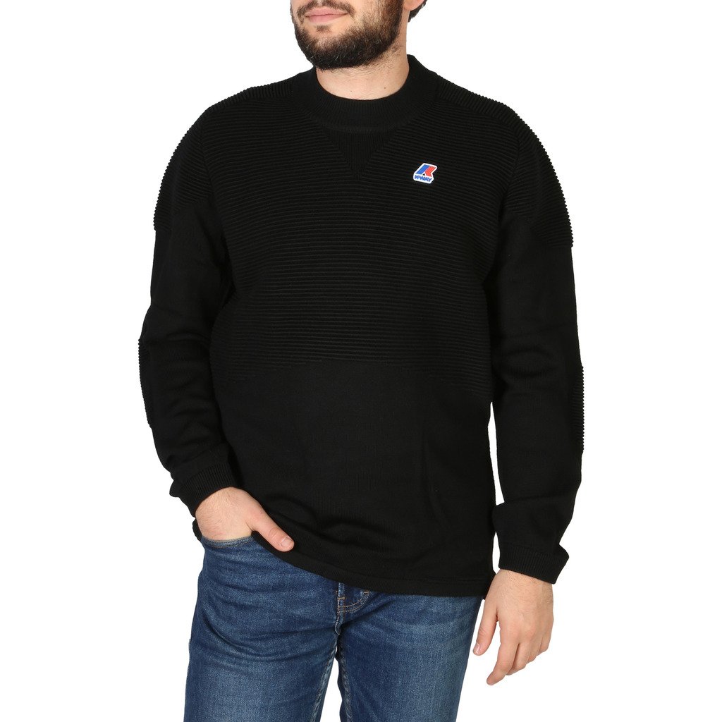 K-Way Men's Sweater Black K001NMO - black XXL