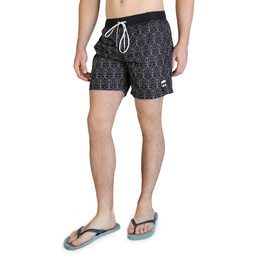 Karl Lagerfeld Men's Swimwear Various Colours KL21MBM12 - black S