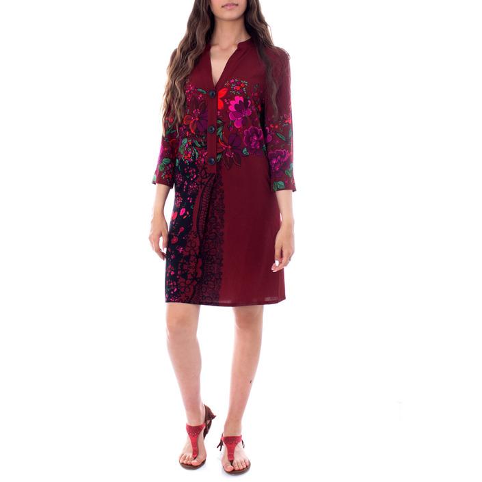 Desigual Women's Dress Bordeaux 167859 - bordeaux 38