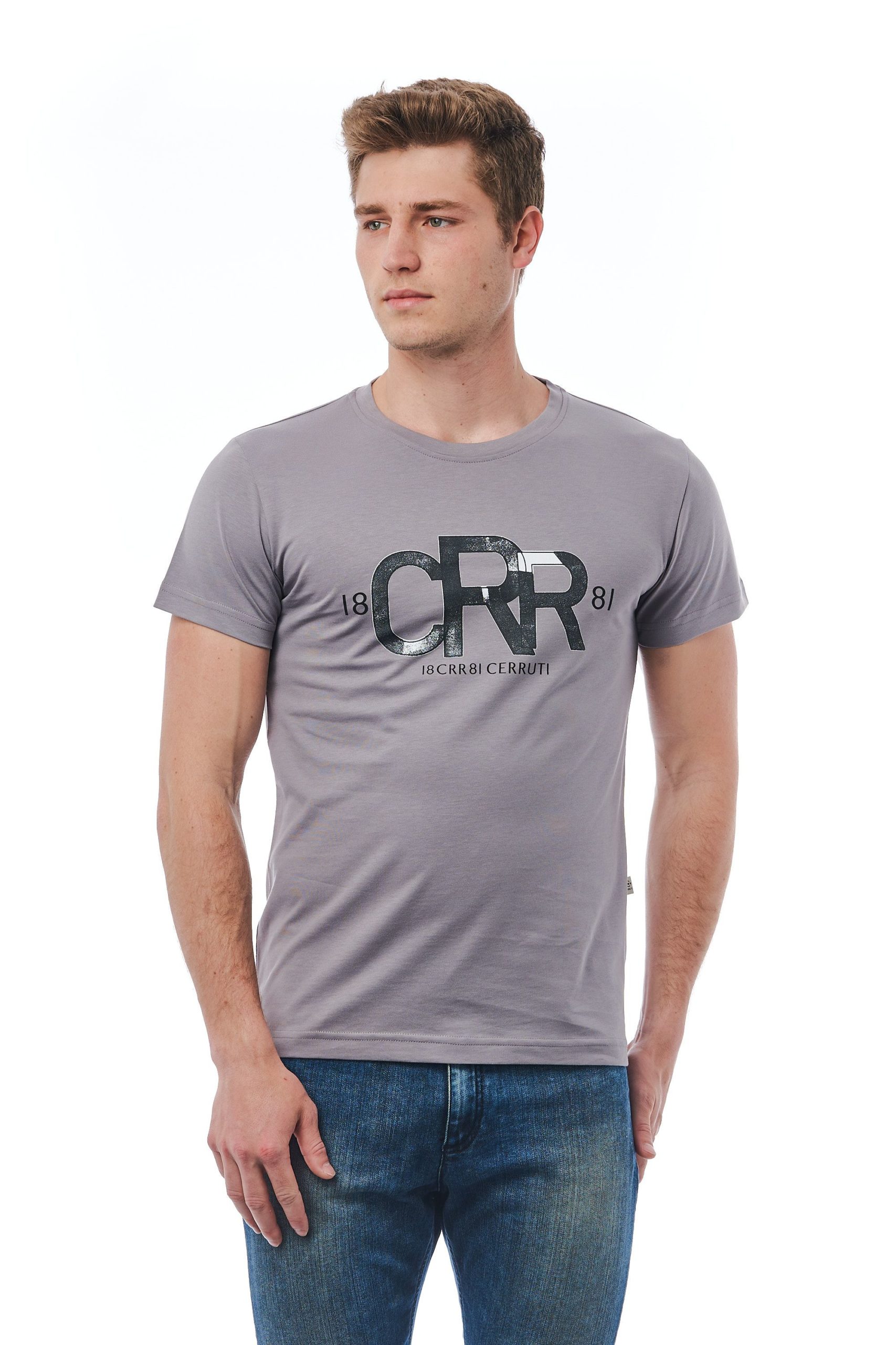 Cerruti 1881 Men's Grigio T-Shirt Grey CE1409906 - M