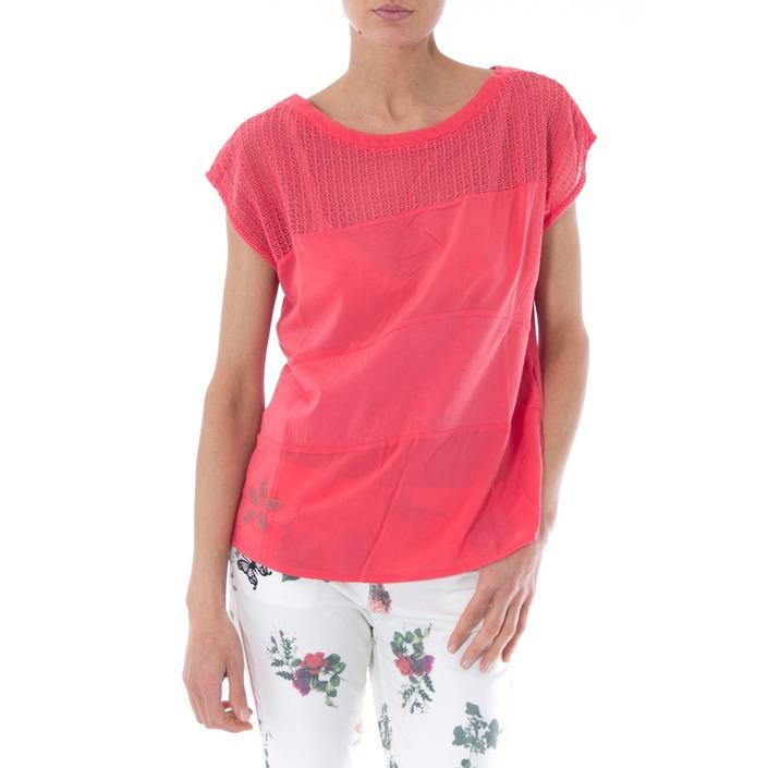 Desigual Women's T-Shirt Coral 165755 - coral XS