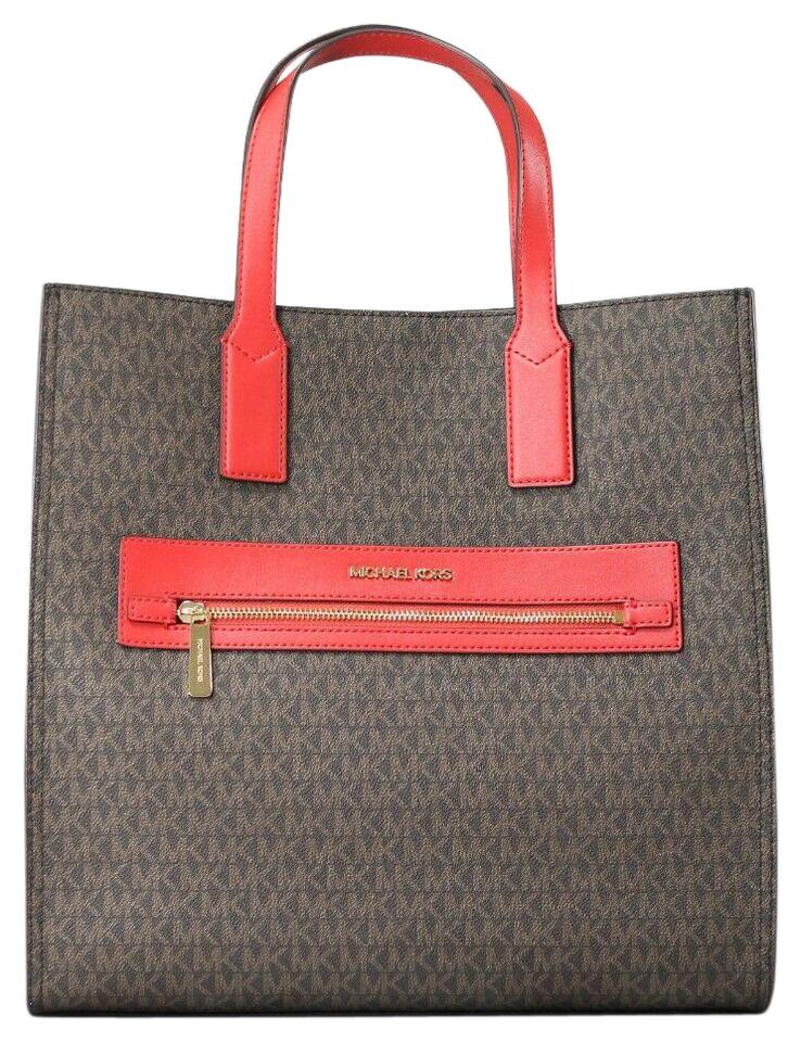 Michael Kors Women's Kenly Tote Bag Brown 81594