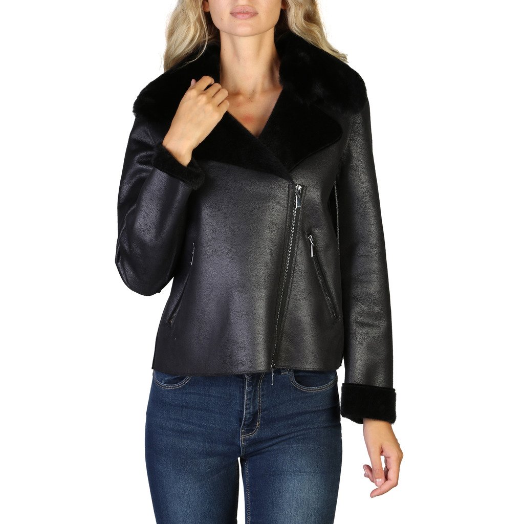Geox Women's Jacket Black W9420TT2576 - black 42