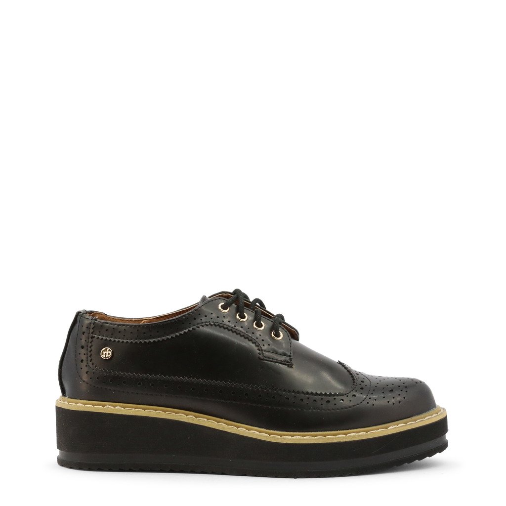 Roccobarocco Women's Lace up Shoe Black RBSC1JM03 - black EU 35
