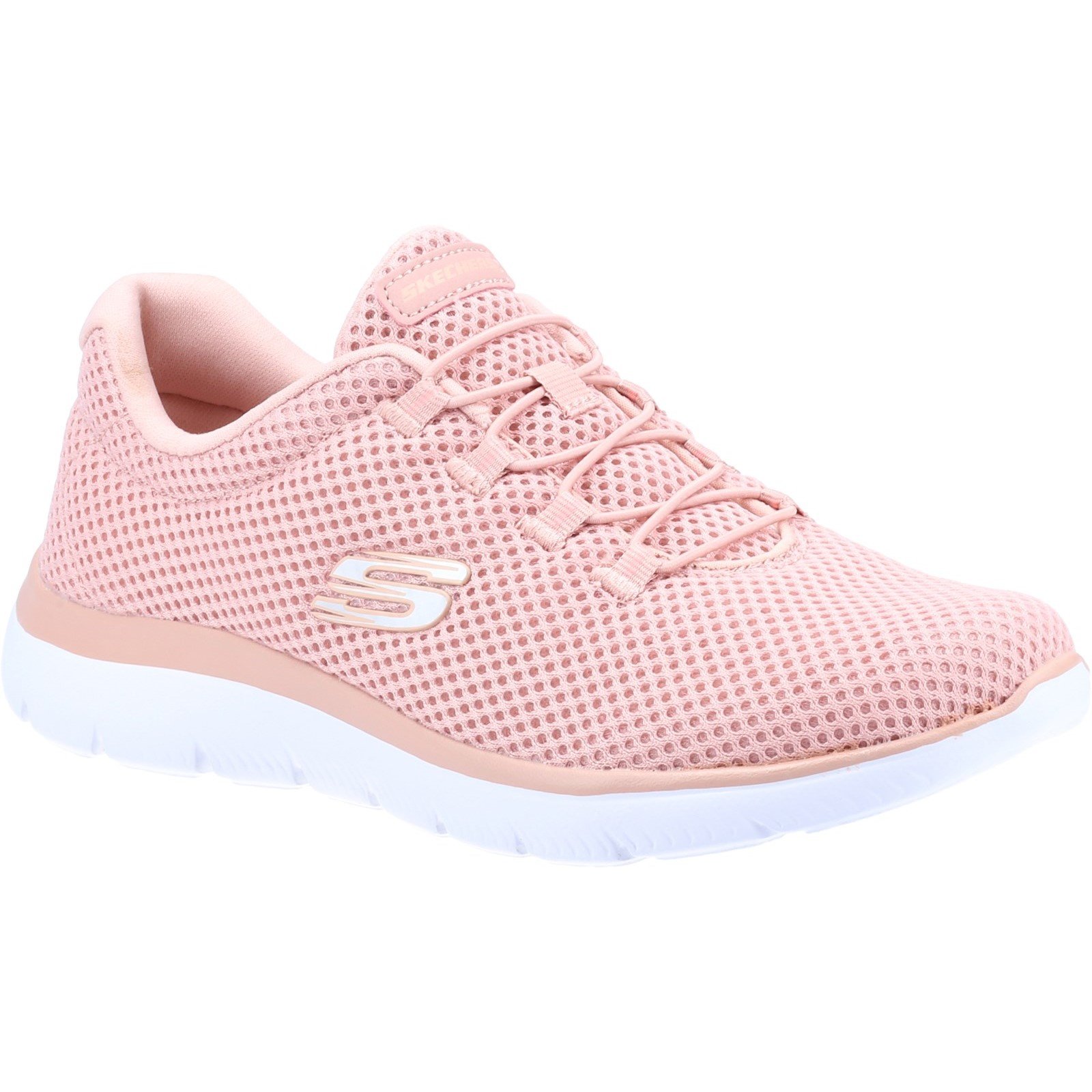 Skechers Women's Summits Slip On Trainer Various Colours 30708 - Rose 7