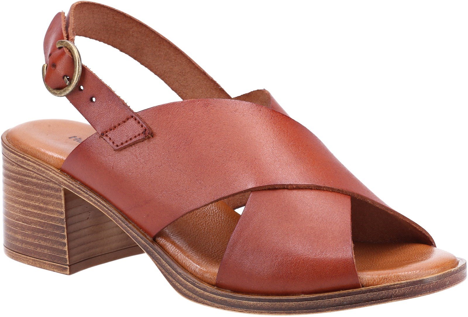 Hush Puppies Women's Gabrielle Heeled Sandal Various Colours 31947 - Tan 3
