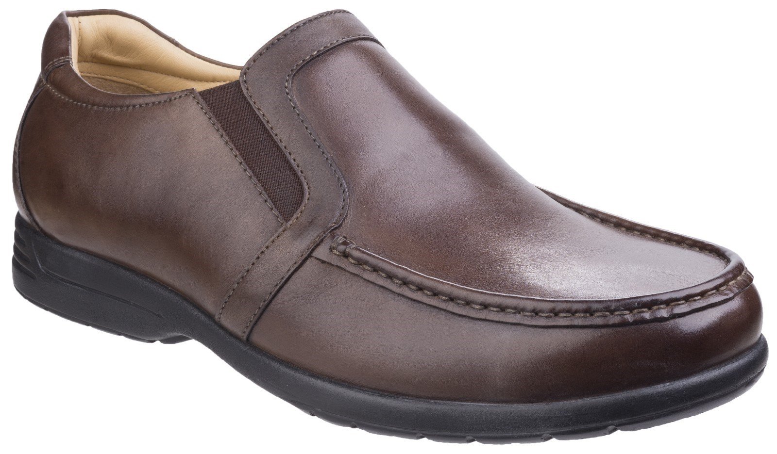 Fleet & Foster Men's Gordon Dual Fit Shoe Black 26319-43935 - Brown 6