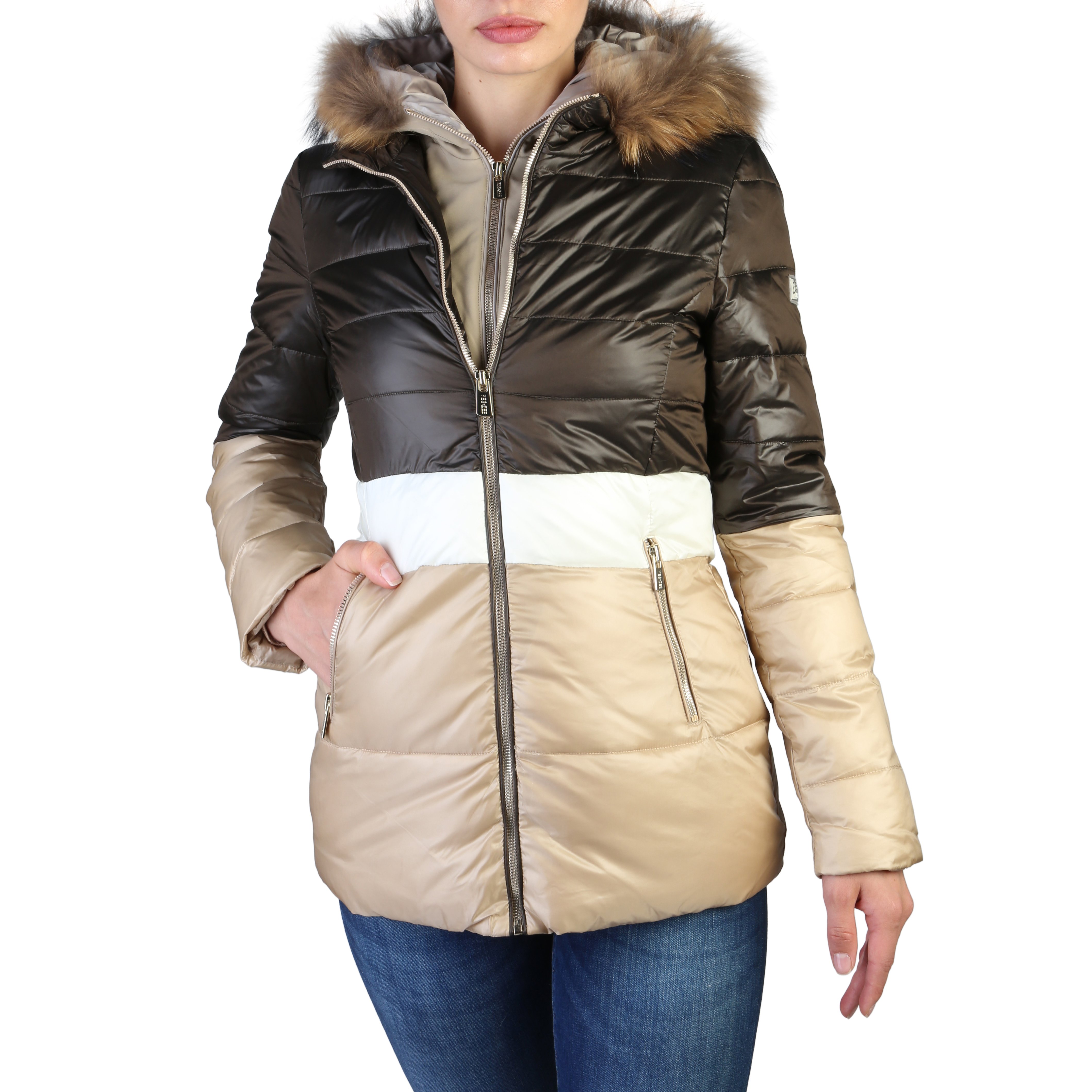 Yes Zee Women's Jacket Various Colours J008_Q300 - brown XS