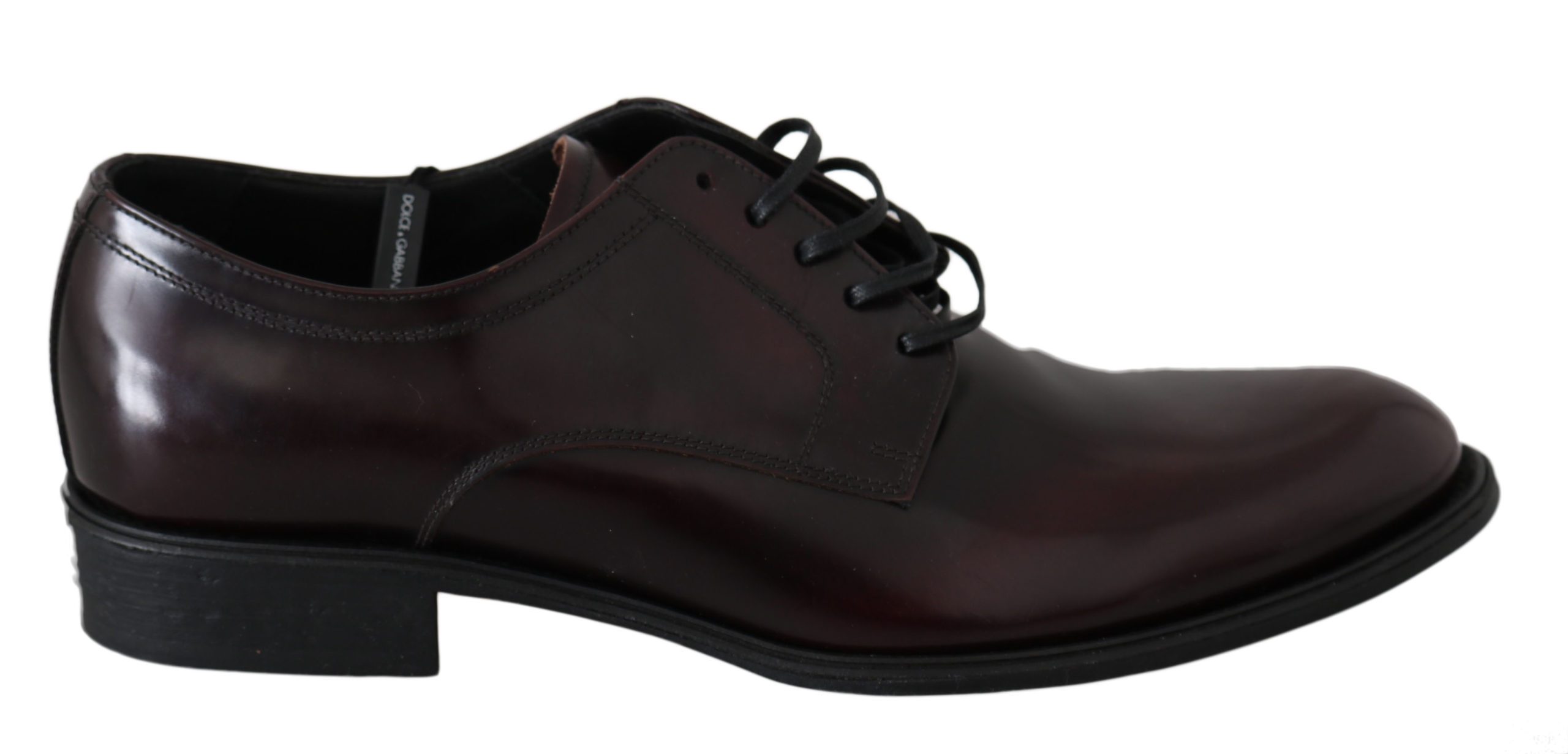 Dolce & Gabbana Men's Leather Dress Oxford Shoe Bordeaux MV2488 - EU40/US7