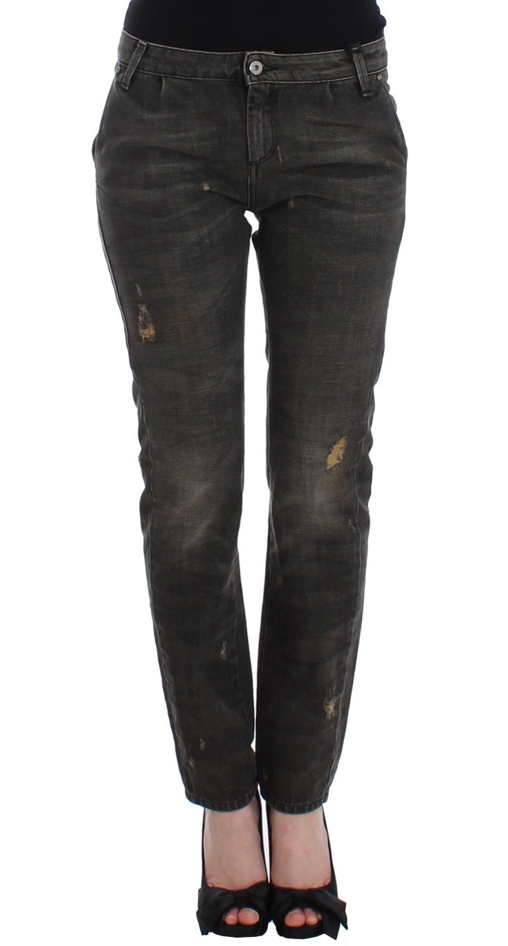 Costume National Women's Distressed Jeans Gray SIG12464 - W26