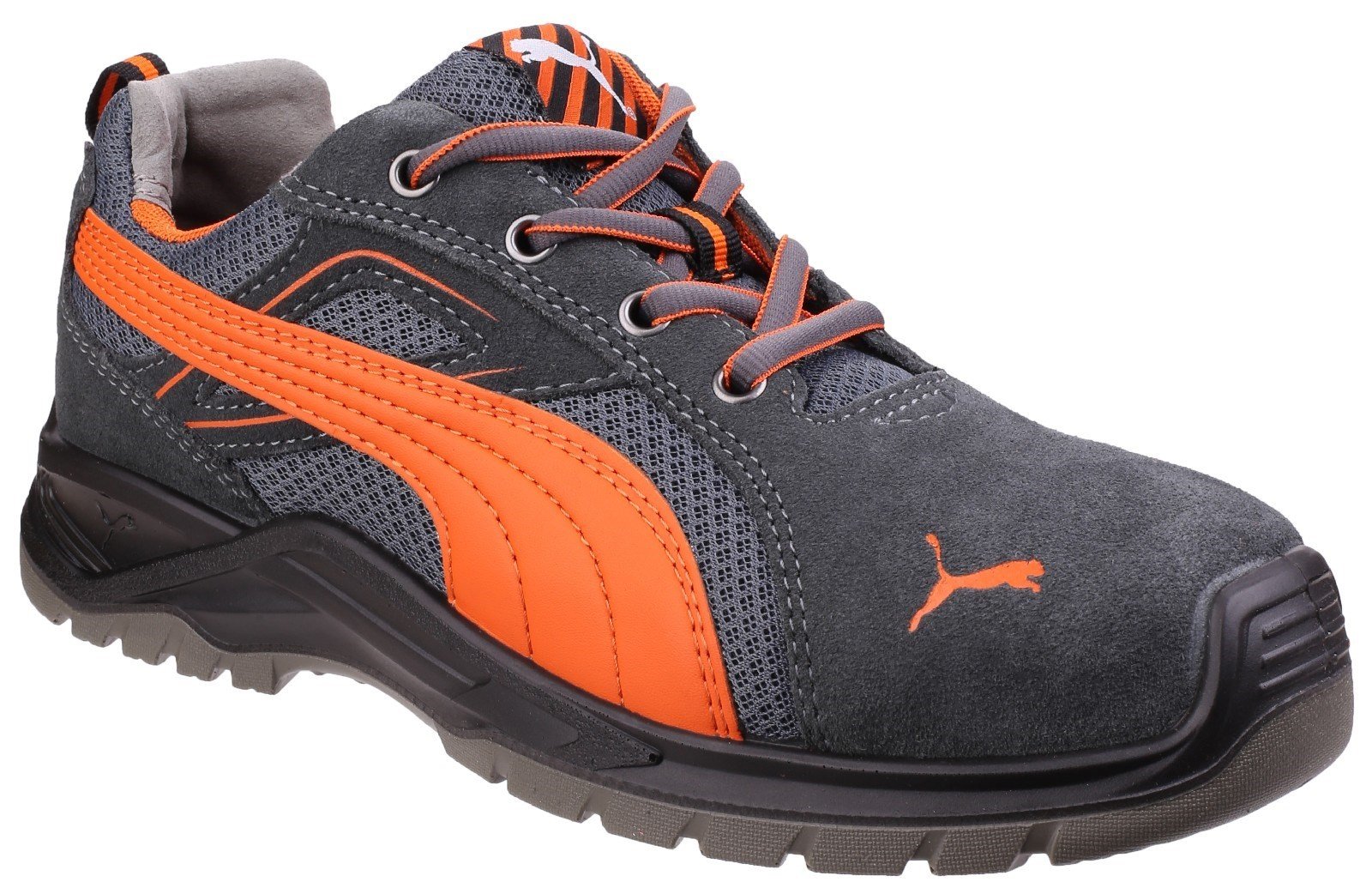 Puma Safety Unisex Omni Flash Low Lace up Trainer Orange 24856 - Orange 6.5