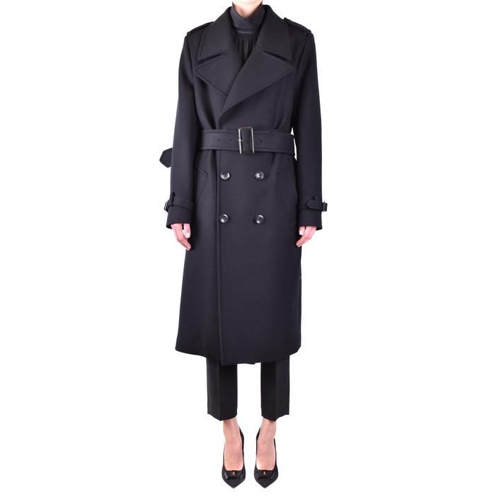 Saint Laurent Women's Coat Black 229854 - black 40