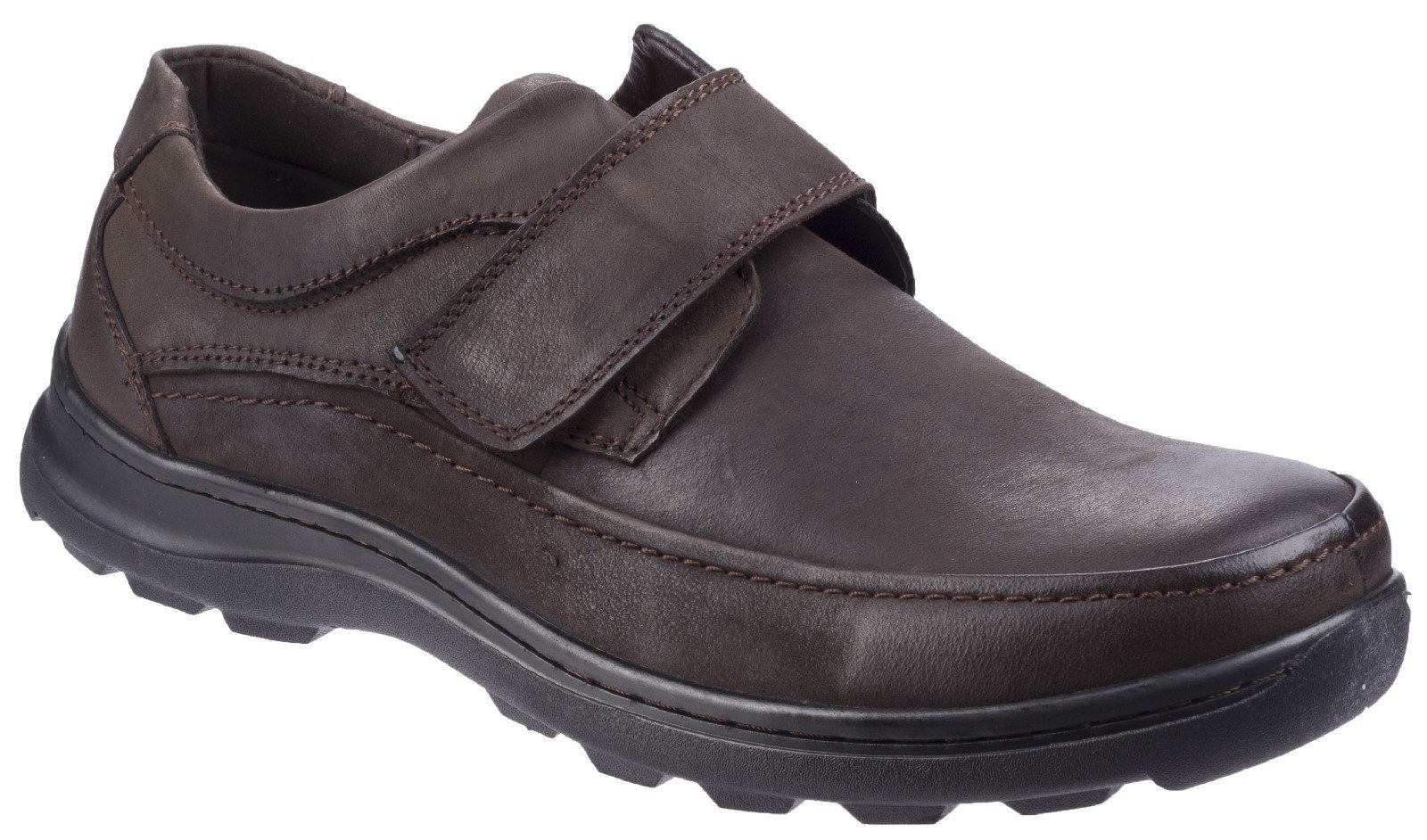 Fleet & Foster Men's Hurghada Fastening Shoe Various Colours 26314-43923 - Brown 7