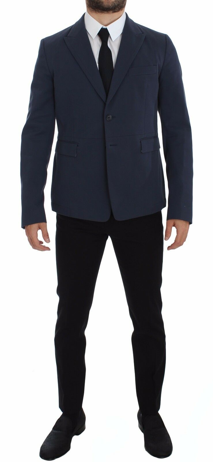 Dolce & Gabbana Men's Cotton Stretch Casual Blazer Blue GTT10069 - IT48 | M
