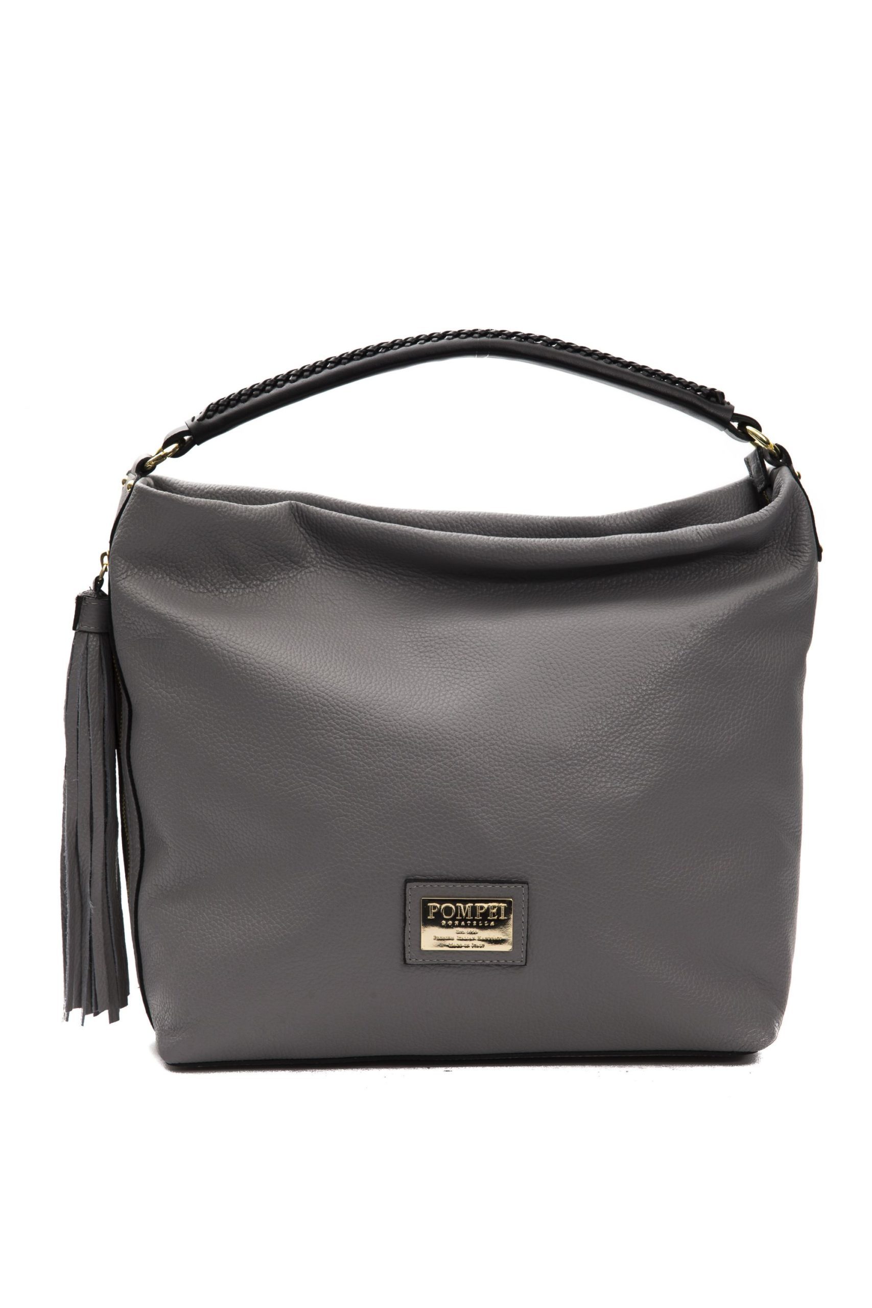 Pompei Donatella Women's Fog Shoulder Bag Grey PO1005083