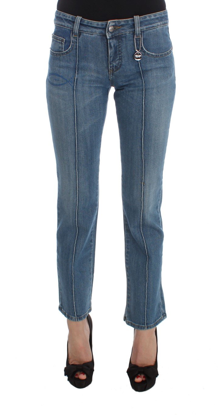 Costume National Women's Cotton Slim Fit Cropped Jeans Blue SIG30118 - W26