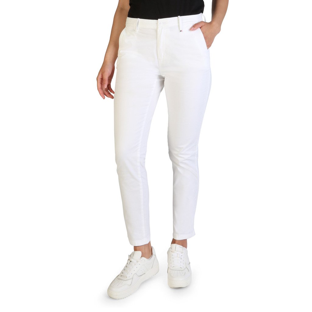 Tommy Hilfiger Women's Trouser White XF0XF00554 - white 27