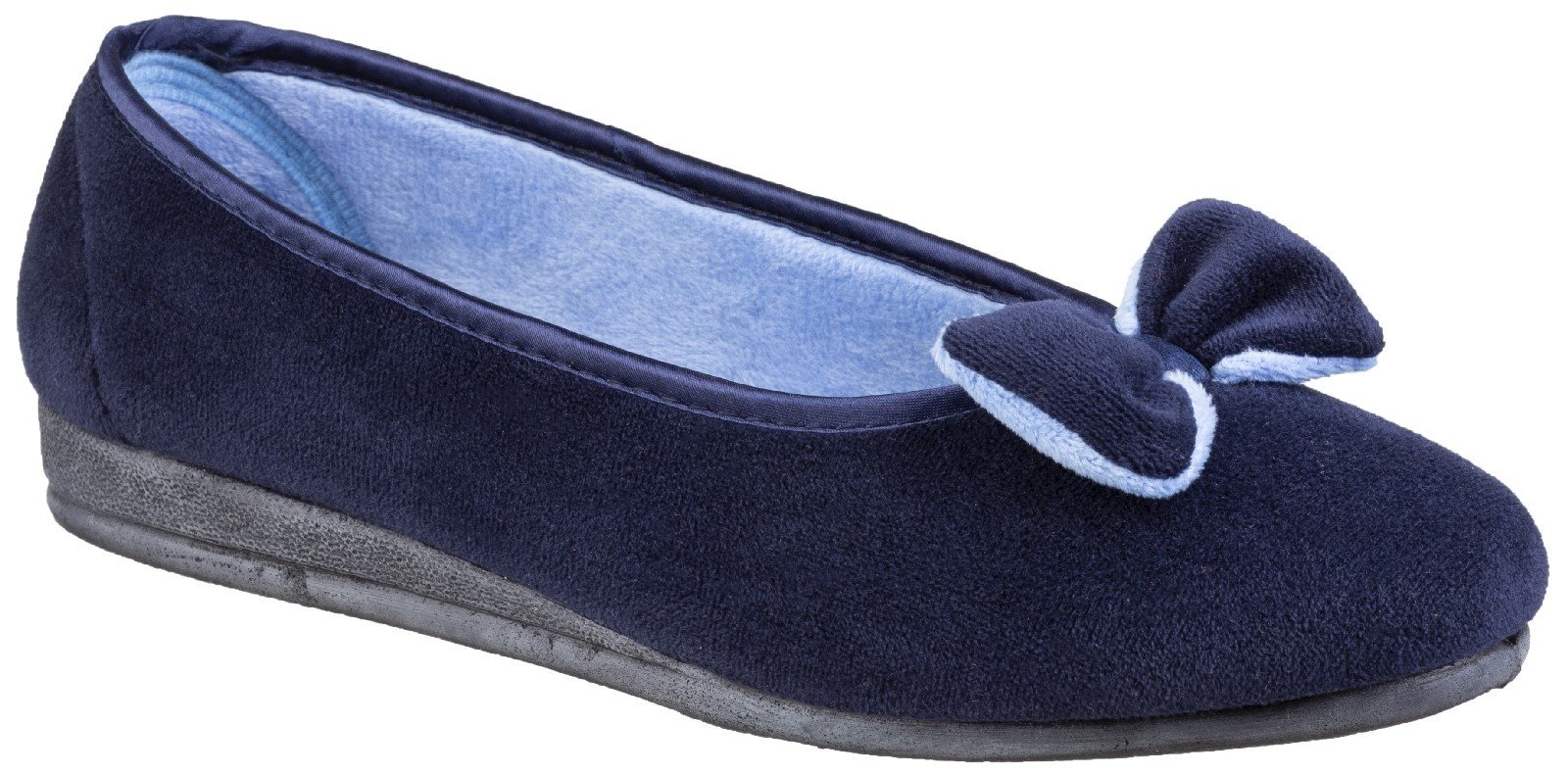 Fleet & Foster Women's Baltimore Slip On Slipper Various Colours 27197 - Navy 3