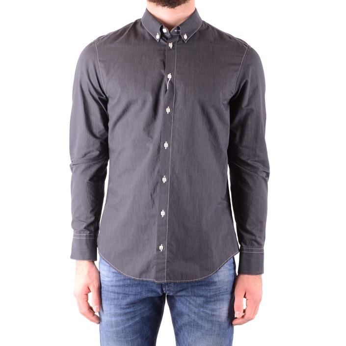 Armani Collezioni Men's Shirt Grey 164959 - grey M