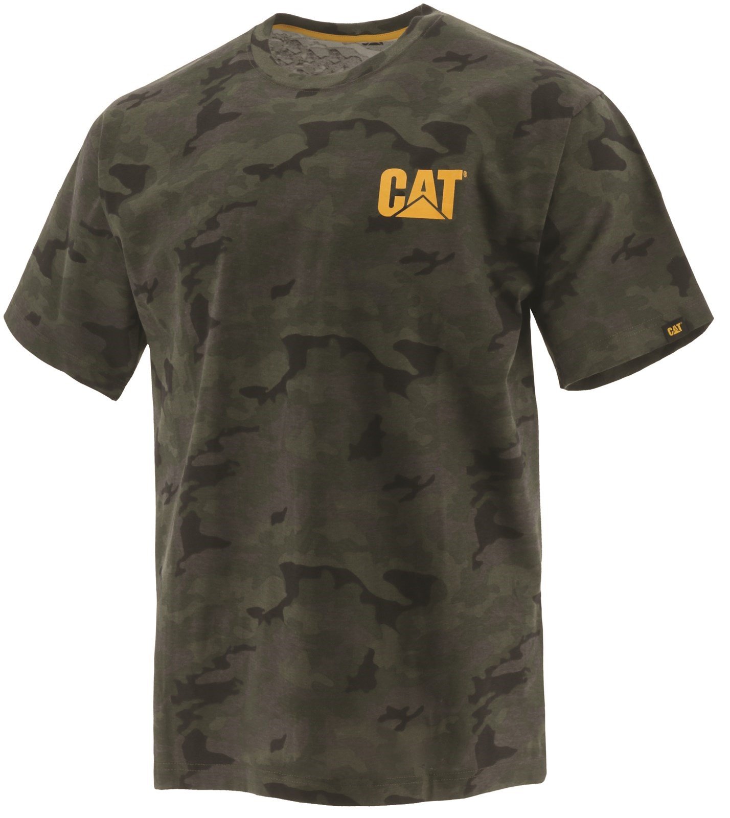 Caterpillar Unisex Trademark T-Shirt Night Camo 32227 - Night Camo Sml