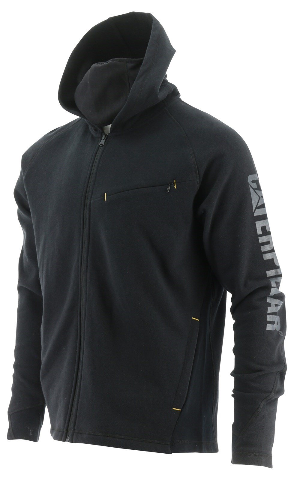 Caterpillar Unisex Viraloff Hooded Sweatshirt Black 32506 - Black Sml
