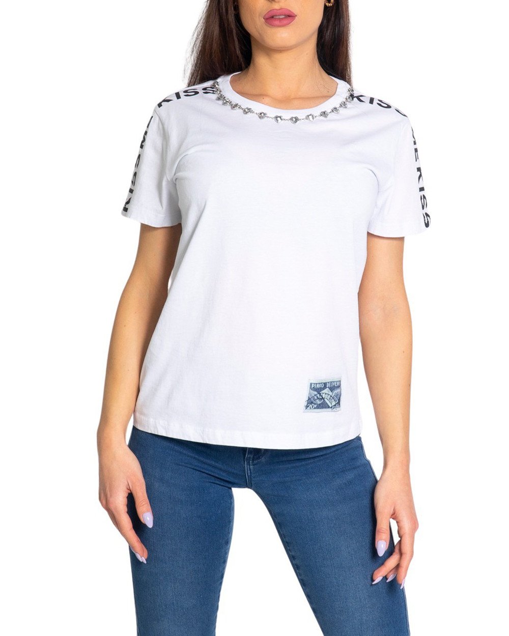 Pinko Women's T-Shirt Various Colours 204095 - white L