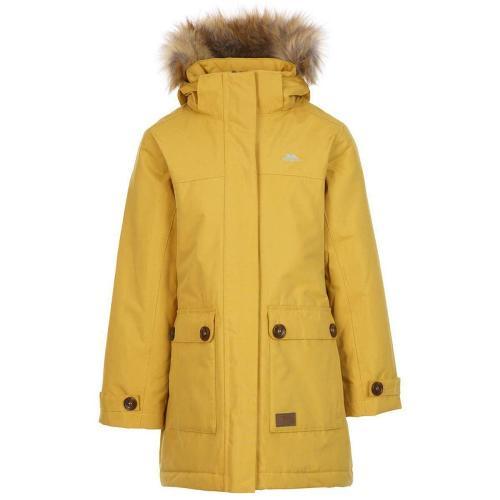 Trespass Kid's Rhoda Fishtail Padded Jacket Various Colours Rhoda_Jkt - Honey Bee 5-6 Years