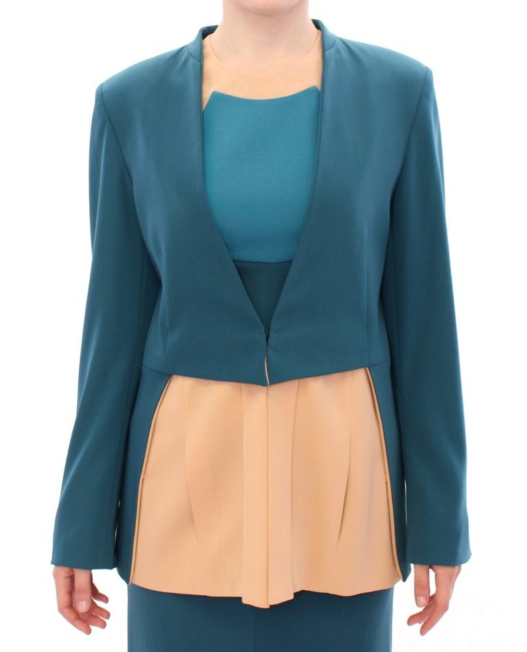 CO|TE Women's Stretch Blazer Blue GSS10193 - IT42|M