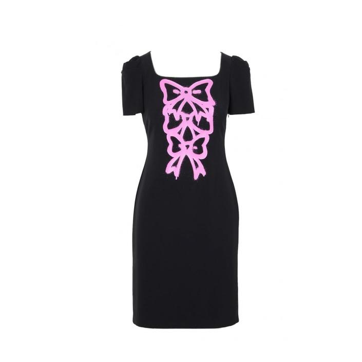 Boutique Moschino Women's Dress Black 171566 - black 40