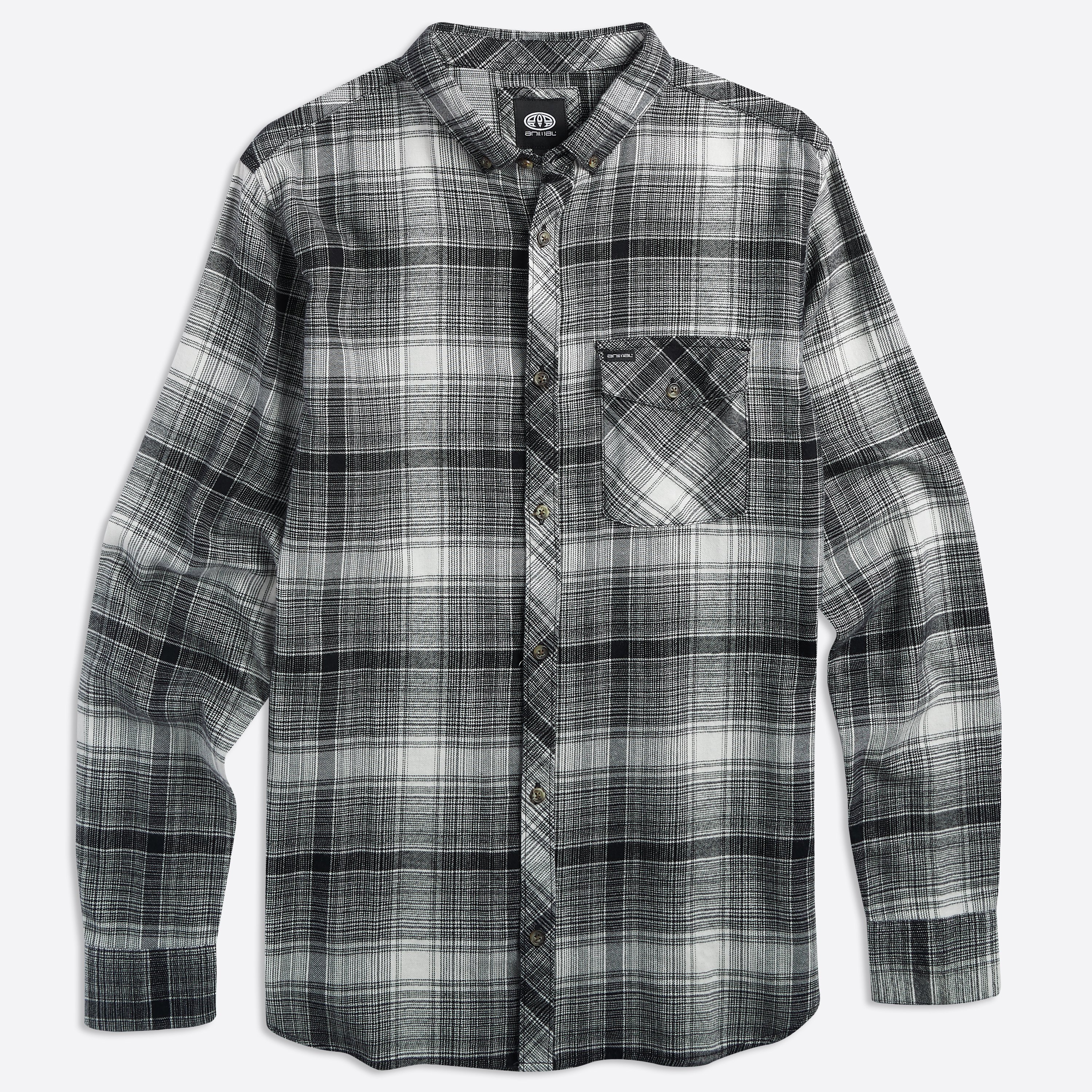 Animal Clothing Men's Shadow Shirt Various Colours 5057652286998 - S Grey