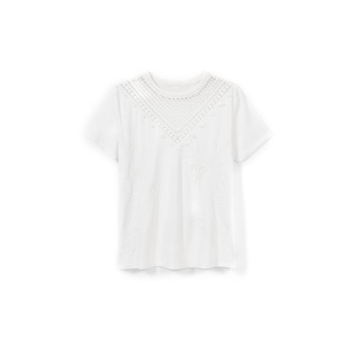 Desigual Women's T-Shirt White 173306 - white XS