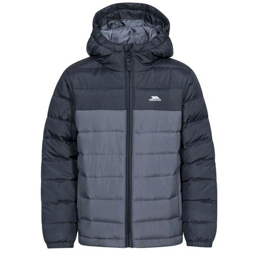Trespass Kid's Padded School Jacket Various Colours Oskar Jkt - Black 7-8