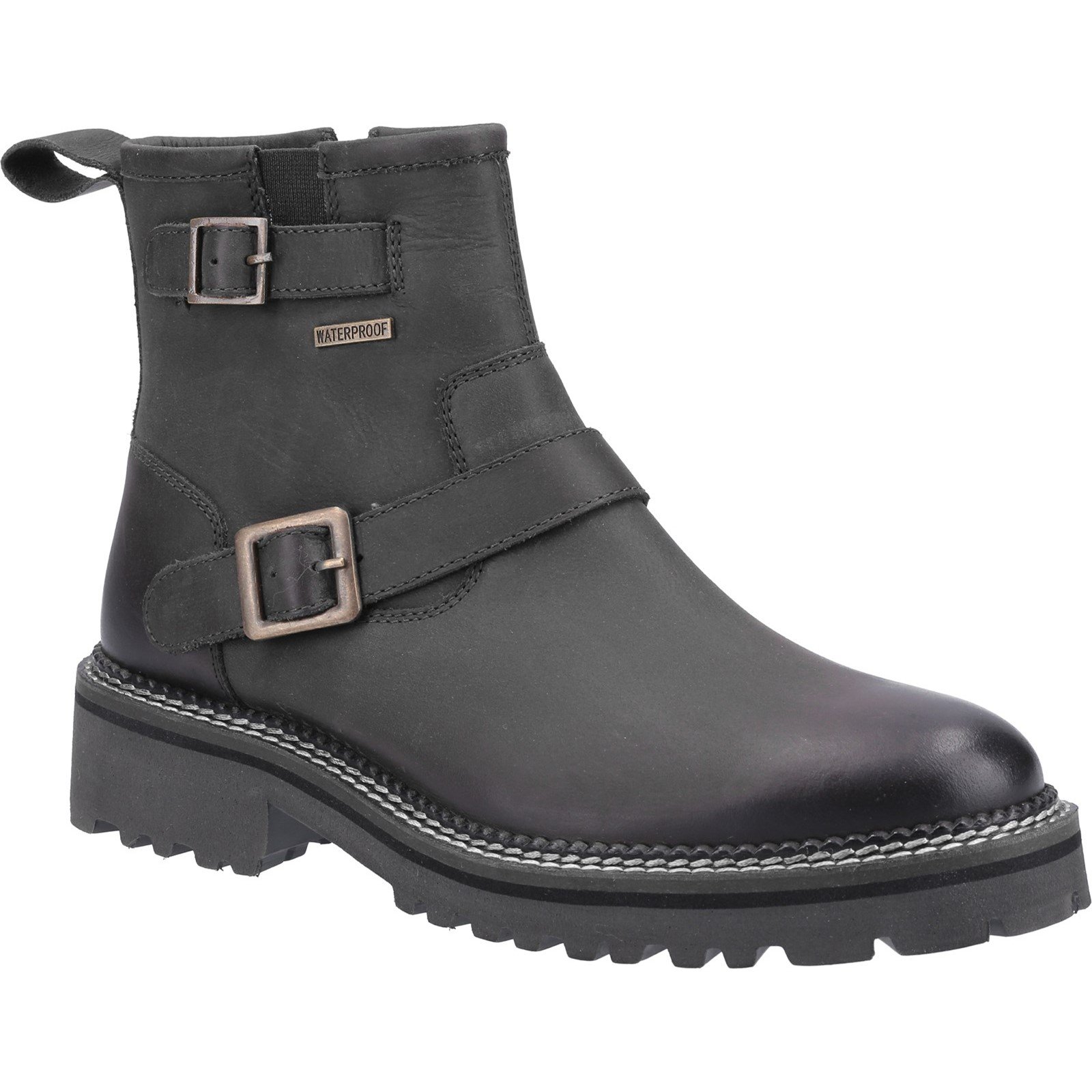 Cotswold Women's Combe Zip Ankle Boot Black 32975 - Black 5