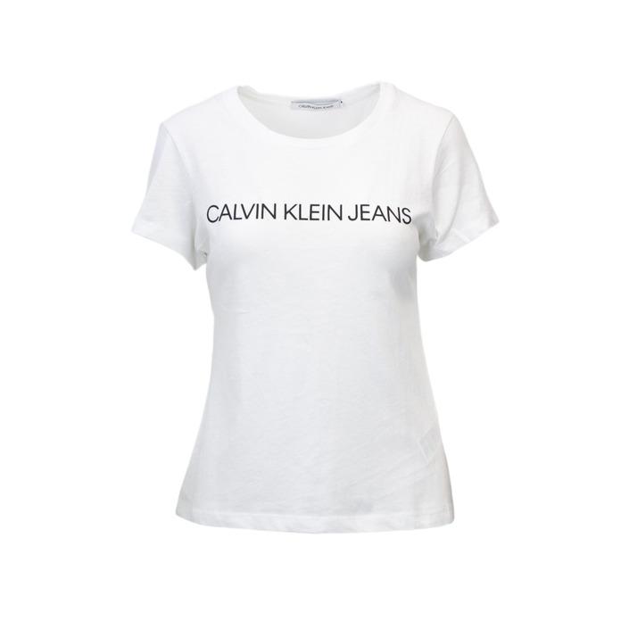 Calvin Klein Jeans Women's T-Shirt White 164576 - white XXS