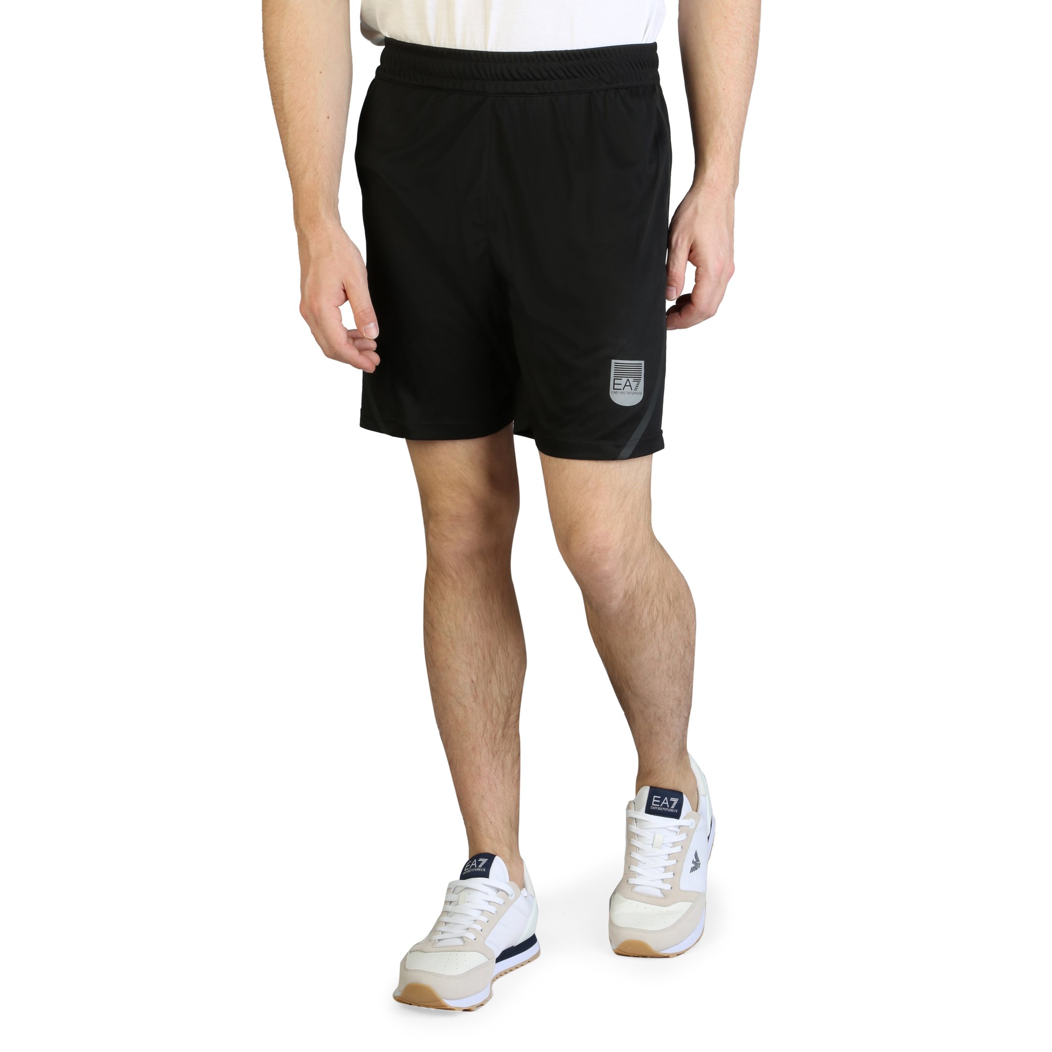 EA7 Men's Short White 3GPS66_PJH6Z - black S