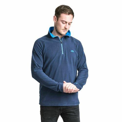 Trespass Women's Microfleece Zip Top Various Colours Blackford - Navy S