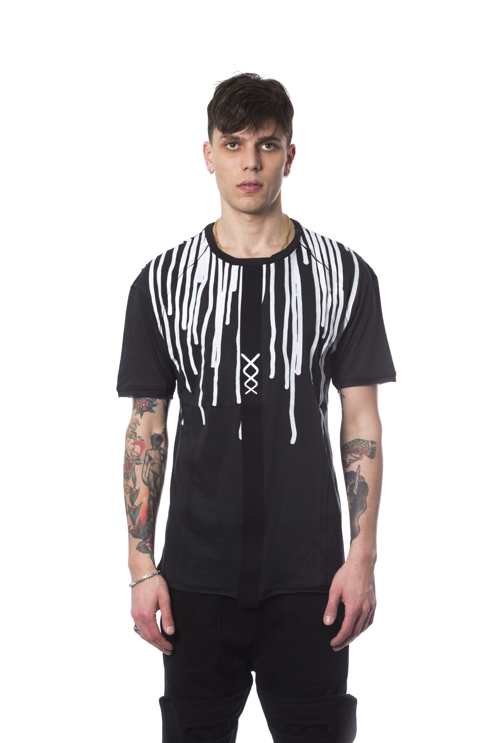 Nicolo Tonetto Men's Nero T-Shirt Black NI682021 - M